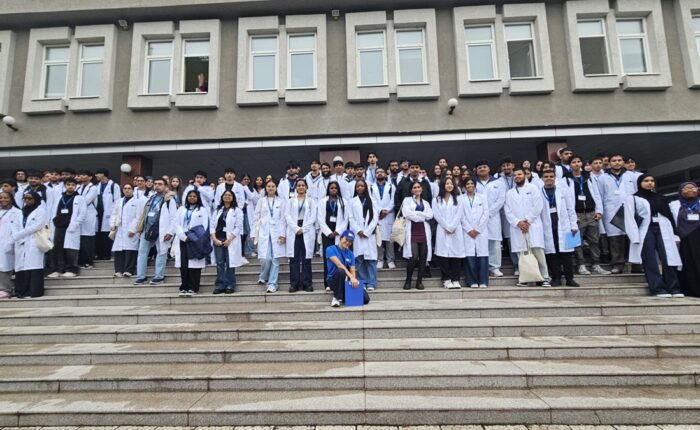 Welcoming students to Plovdiv Medical University